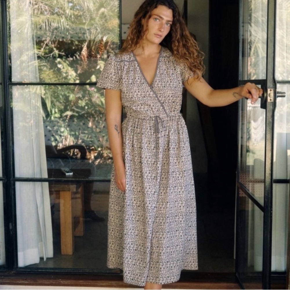 Christy Dawn “Dawn Dress” in Noir Phlox Print